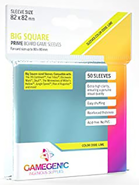 Big Square Prime Sleeves 82x82mm
