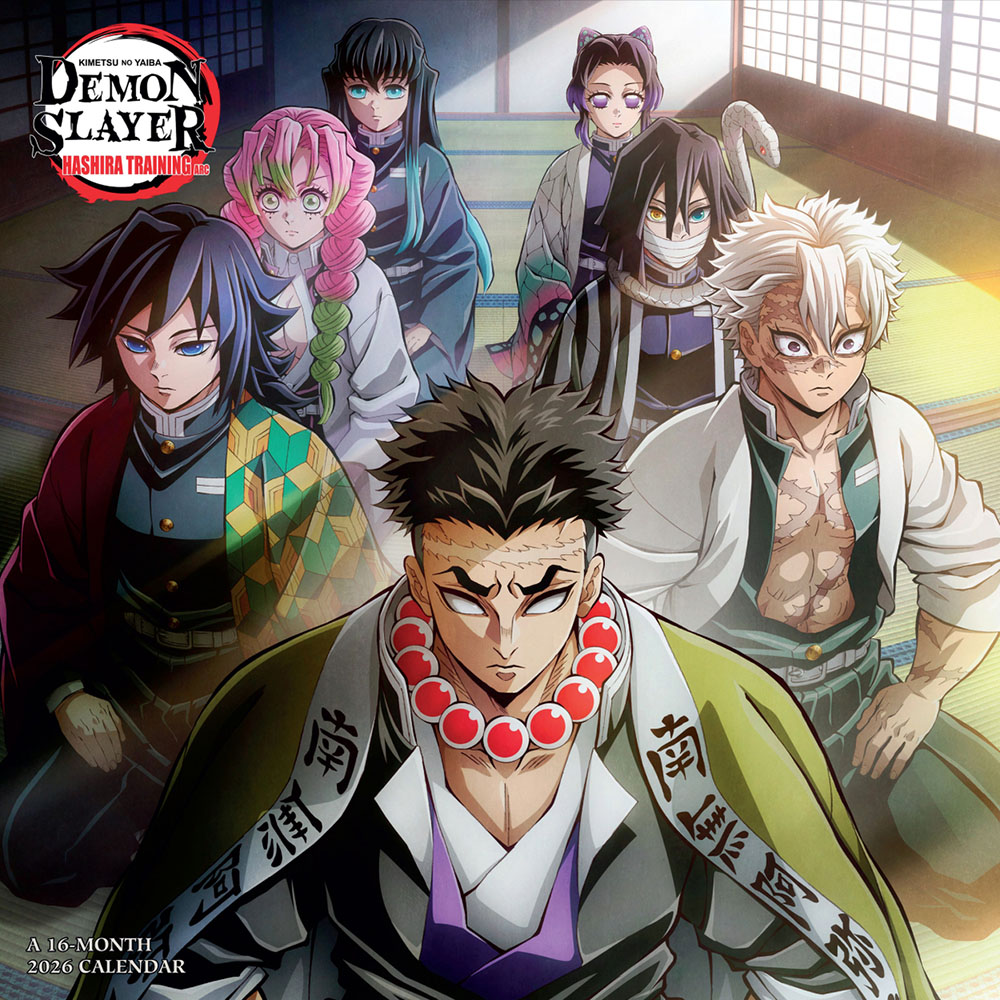 Demon Slayer 2026 Official Wall Calendar
