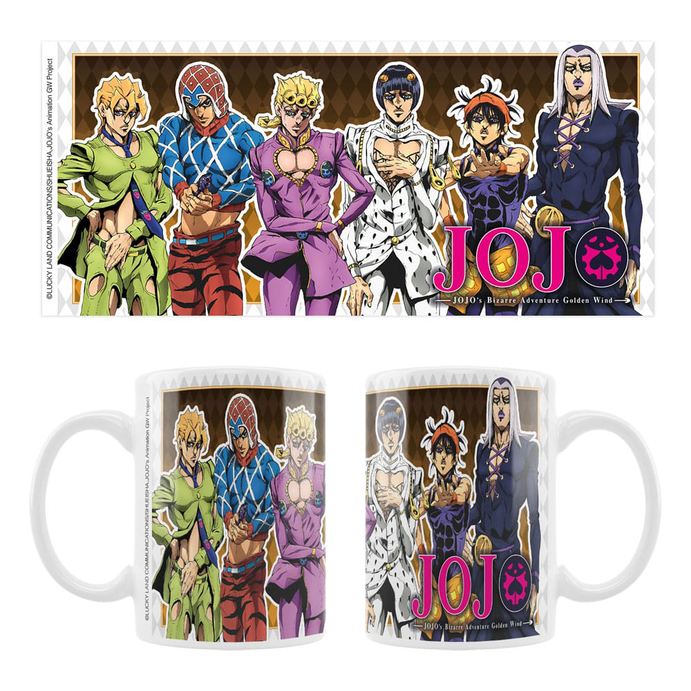 JoJo´s Bizarre Adventure Golden Wind Characters Mug 320 ml