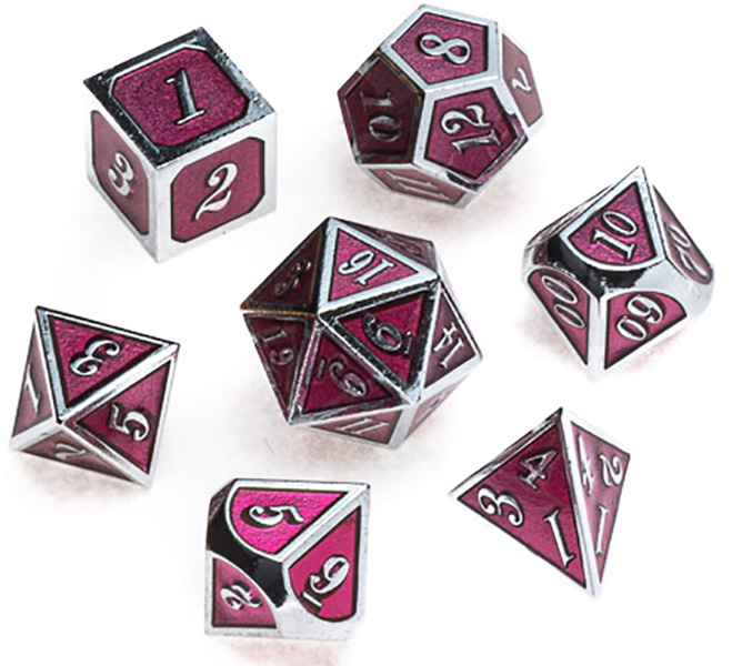 16: Metal Silver Series: Pink