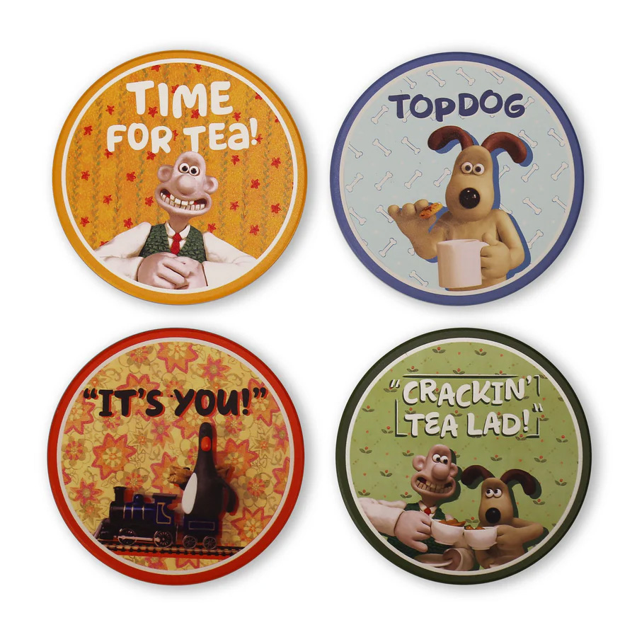 Crackin' Quotes Ceramic Coasters - Set of 4